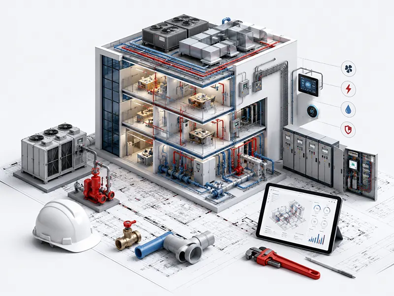 MEP mechanical electrical plumbing engineering services by UICP Pakistan